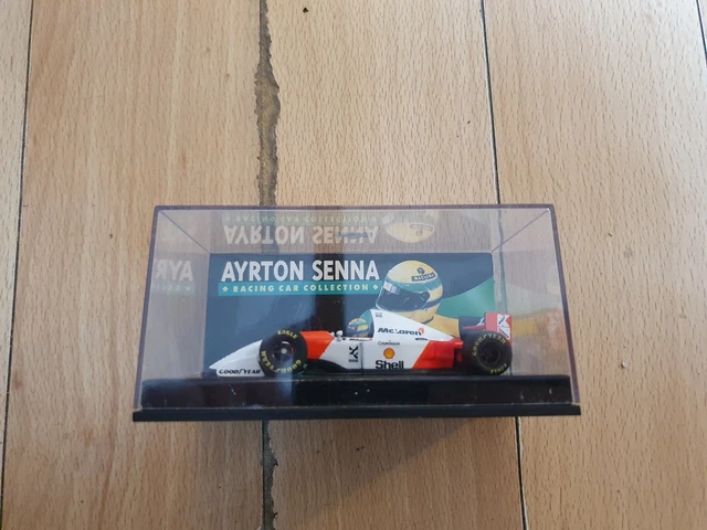 Modellino Minichamps McLaren MP4/1C Ayrton Senna Silverstone 1:43 - Ricerca Dettagliata In Metall E Plastica - copertina