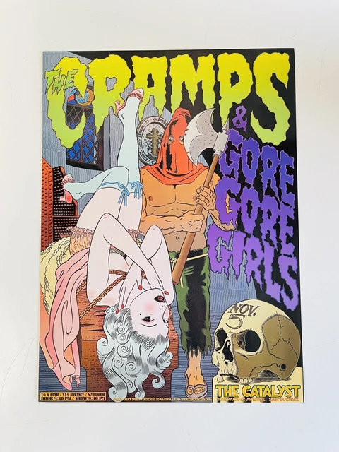 2004 The Cramps & Gore Gore Girls Concert Poster 2004 The Cramps & Gore Gore Girls Concert Poster