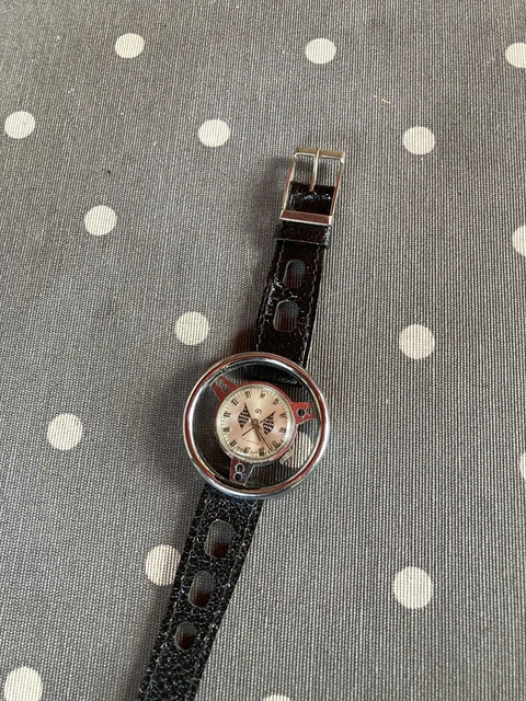 Montre Vintage Old England 1967 - Cadran Chiffres Romains Doré/ Noir - Avec Boîte D'origine