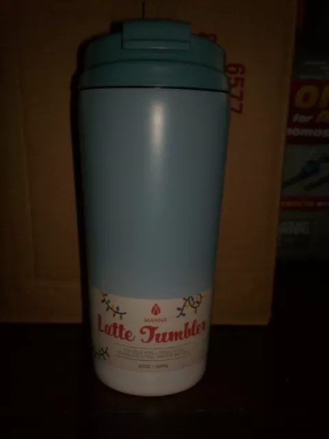 New Manna Latte Tumbler 20 Oz Double Wall Insulated Stainless Steel