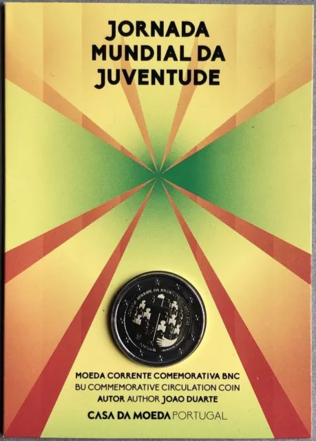 Portugal 2023 Día Mundial Joven ' Jmj Lisboa Coincard Moneda