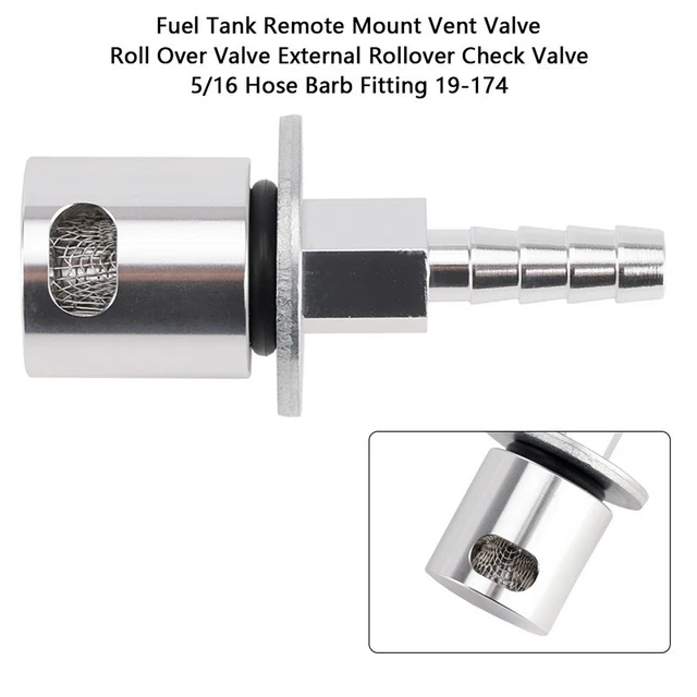 AUTOMOTIVE FUEL TANK Vent Roll Over Valve External Remote Breather ...