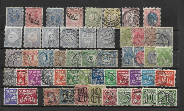 3 plaquette timbres  Pays - Bas
