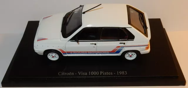 UNIVERSAL HOBBIES UH CITROEN VISA 1000 Pistes 1983 1/43 IN BLISTER BOX