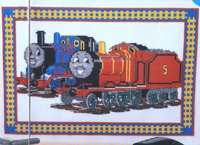 James Cross Engine THOMAS THE TANK Engine And James Cross Stitch Chart £6.99 - PicClick UK