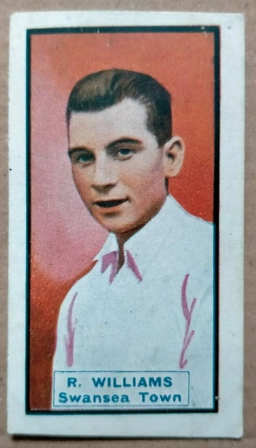 R. Williams Swansea Town #8 D. C. Thomson Footballers - Motor Cars 1930