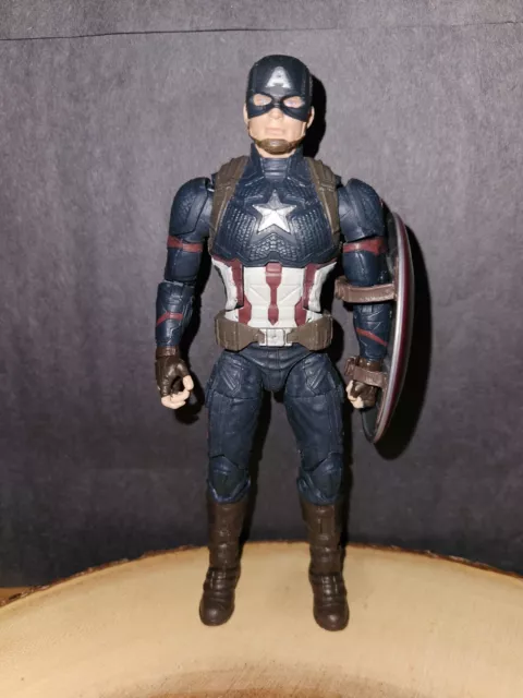 Marvel Legends Worthy Captain America Steve Rogers Avengers Endgame Final Battle