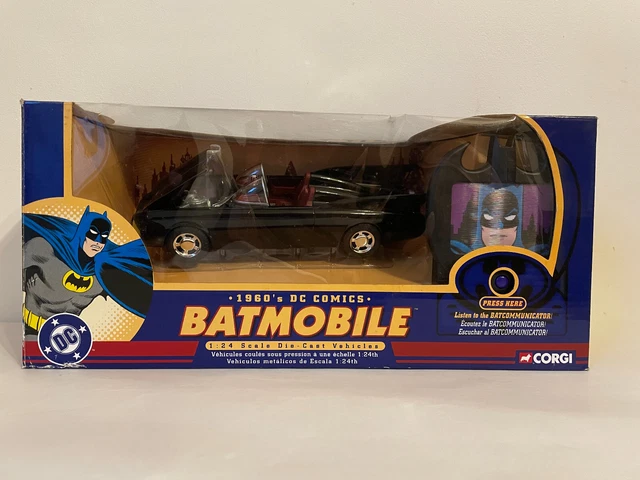 Batmobile 1960 - Figurine Corgi Classics 1/24, Modèle 2004 Scellé Sous Blister - Collection Batman