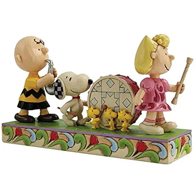 JIM SHORE PEANUTS Parade Charlie Brown Snoopy Sally Woodstock Figurine