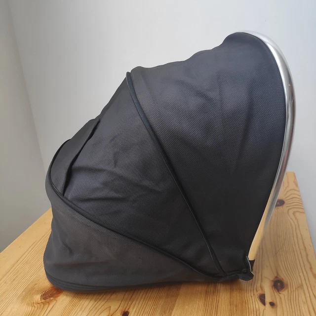 MAMAS AND PAPAS Ocarro BLACK Hood canopy Pram Replacement Part SEE