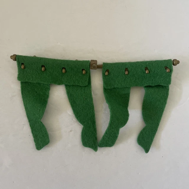Boucles d'oreilles vintage vintage cabochon Gripiox bleu et vert Napier - France