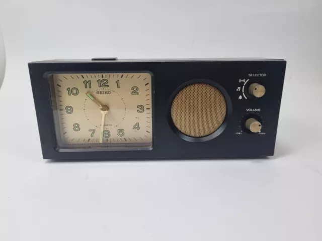 seiko alarm clock japan vintage