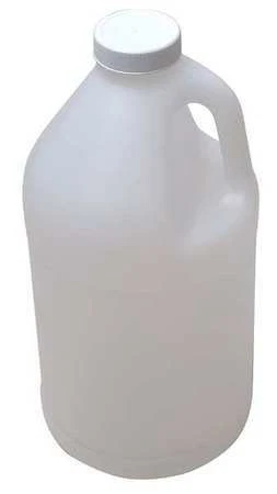 Zoro Select Hr64n-38 Round Bottle,1/2 Gal.,Hdpe