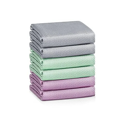 Fish Scale Streak Free Miracle Cleaning Cloth Easy Clean Nanoscale,Microfiber...