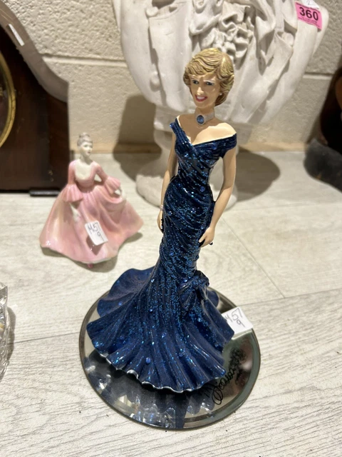 ROYAL BLUE RADIANCE Princess Diana Figurine By Hamilton Collection -  Limited 100.00 - PicClick UK