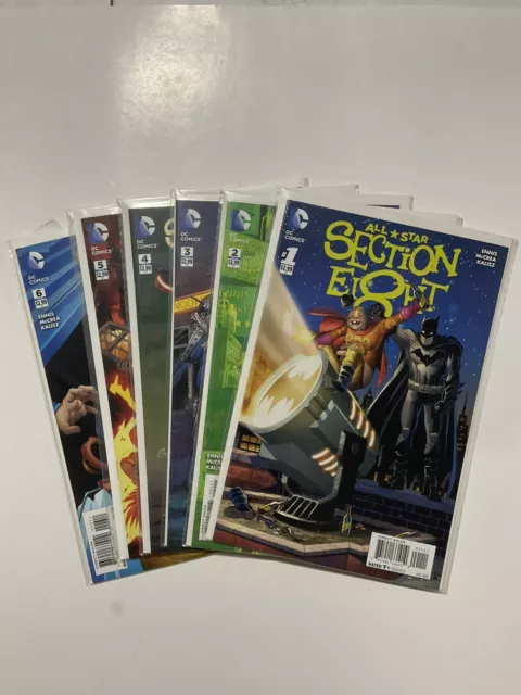 All Star Eight 1 2 3 4 5 6 lot run set Near Mint Nm Dc Comics
