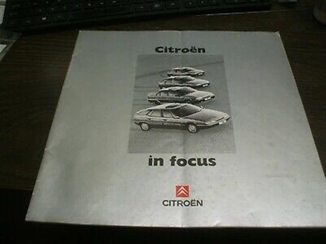 1993(?) CITROEN - IN FOCUS Car Catalog Brochure - OVERSIZED