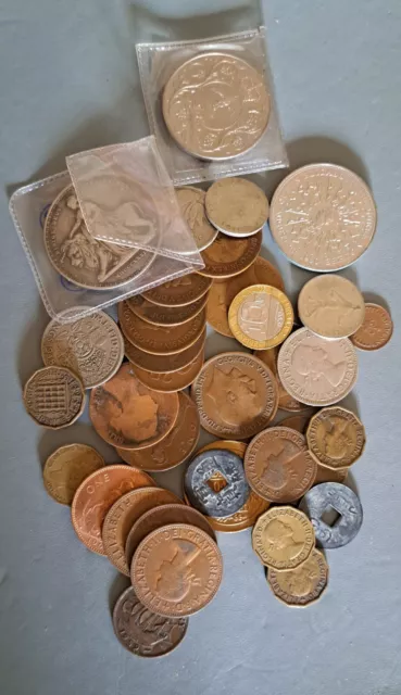 mixed old coins job lot