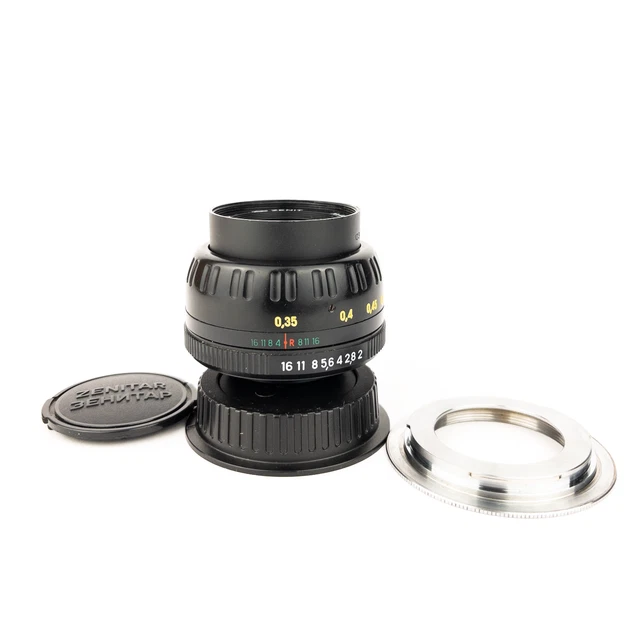 🔥MC Zenitar-M2s 50mm F/2.0 USSR Lens For Pentax Zenit M42 /Canon mount adapter