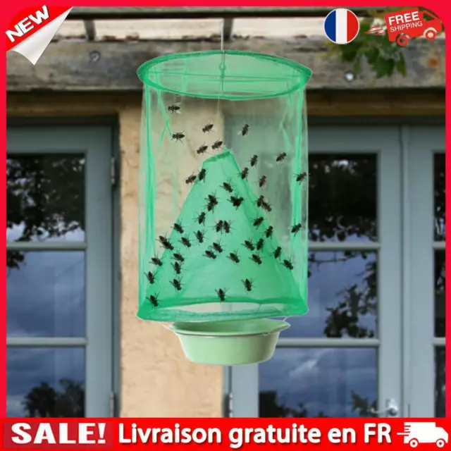 Fly Trap Cage Practical Hanging Flies Catcher Cage for Courtyard Garden (8pcs)