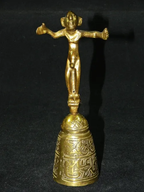(A579) Campana de mesa africana bronce