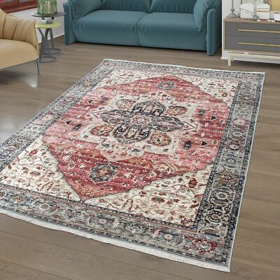 TaTappeti moderni tappeto a pelo corto tappeto de salotto orient grigio Größe 80x150 cm 