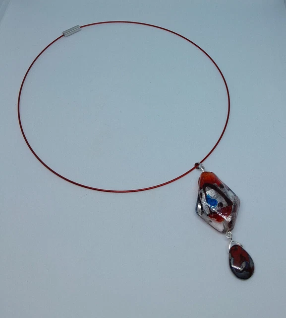 Collier Ras Du Cou Brutaliste Années 1970 - Trois Métaux (argenté, Cuivre, Laiton Doré) - Pièce Unique Artistique