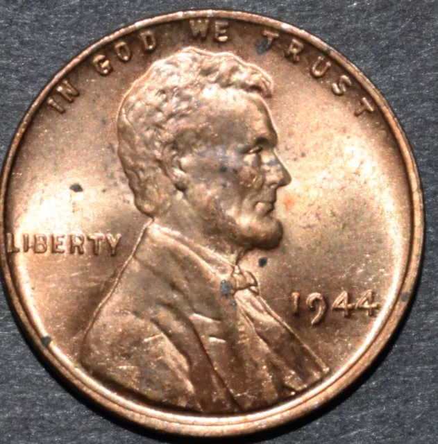 1944 P Lincoln Wheat Penny Choice BU Red Brown Cent - Actual Coin - 58Z