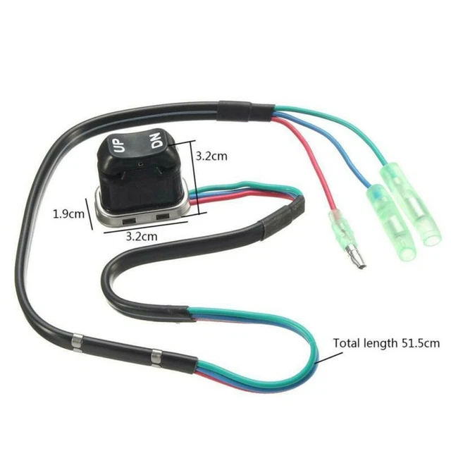 OUTBOARD MOTOR POWER Trim Tilt Switch Plastic Black Tool Part High