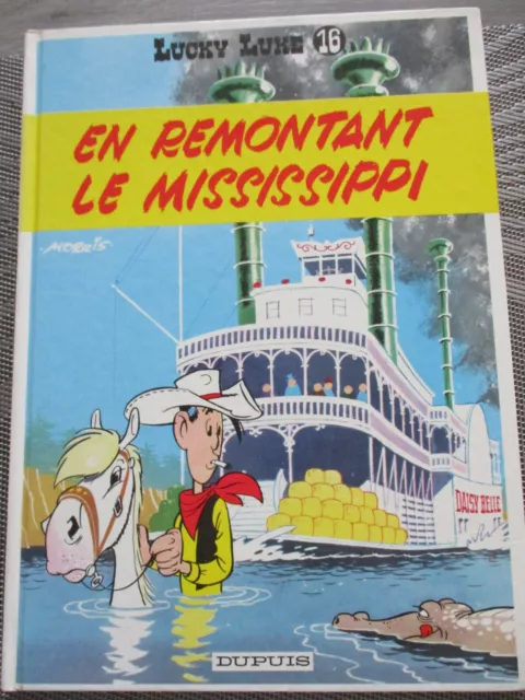 BD Lucky Luke n°16 : En remontant le Mississipi/Morris/1986