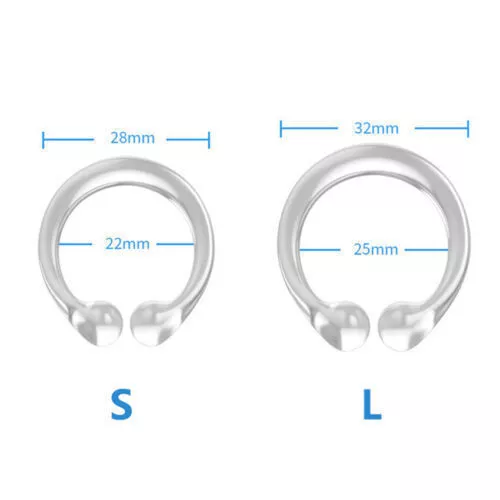 2Pcs Men-Foreskin-Correction-Ring-Penis-Extender-Glans-Sleeve-Time-Delay-Ring 3