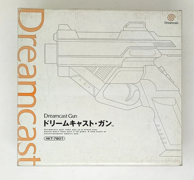 SEGA Dreamcast Gun CONTROLLER -Work for CRT TV Only- HKT-7800 with BOX