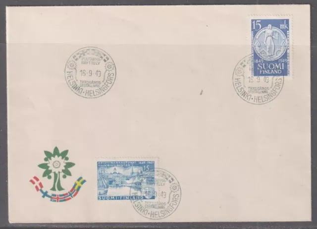 Finland 1949 Lappeenranta First Day Cover - Unaddressed