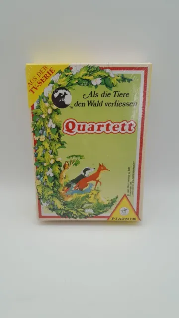 Als die Tiere den Wald verließen - Quartett | Piatnik 7033 | NEU