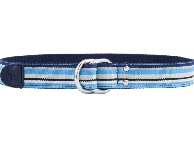 Baby Beltz Blue Stripe Toddler/Kids Belt D-Ring Unisex Boys Girls All Sizes NEW!