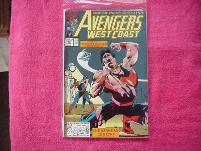 Avengers West Coast Marvel Comic Vol. 2 No. 78 January 1992