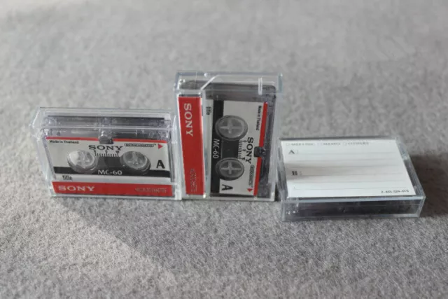 3pcs Hot MC-60 MC60 Microcassette Blank Cassette Tape Disc 60 min Tapes