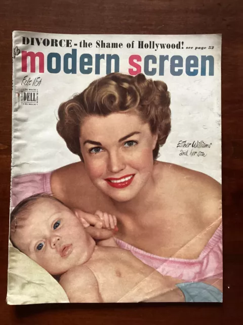 MODERN SCREEN - February 1950 - MONTGOMERY CLIFT, JUDY GARLAND, VAN JOHNSON more