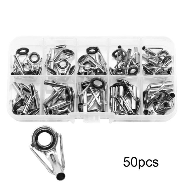 FISHING ROD GUIDES Lace Eyelet Ring Repair Kit Ceramic Ring Eye Rings £ ...