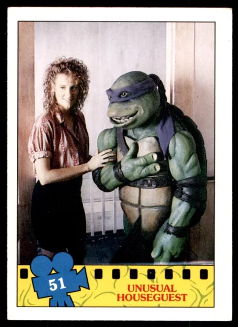 TMNT Topps Movie Cards (1990) Unusual Houseguest No. 51