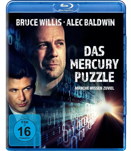 Blu-ray * DAS MERCURY PUZZLE  - Bruce Willis - Alec Baldwin # NEU OVP &B