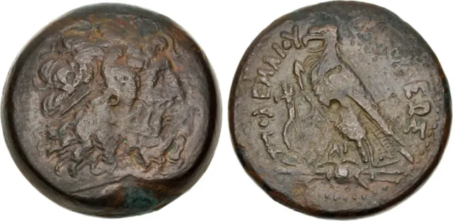 PTOLEMAIC KINGS 68.45g DRACHM of EGYPT. Ptolemy IV Philopator. 222-205/4 BC. Æ