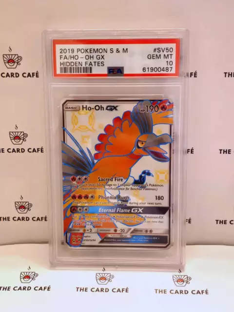 Ho - Oh GX - Shiny Vault - SV50/SV94 - PSA 10