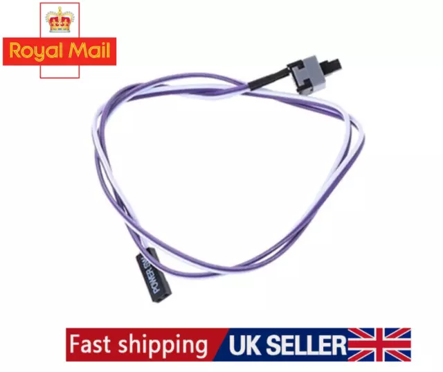 PC Power button Switch Motherboard Cable On/Off/Reset Button UK Seller VIDEO