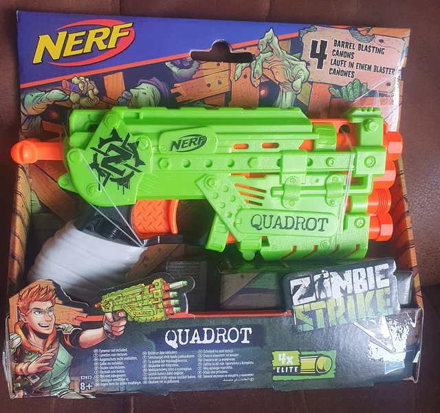 BRAND NEW NERF Quadrot Zombie Strike Gun 11.99 PicClick UK