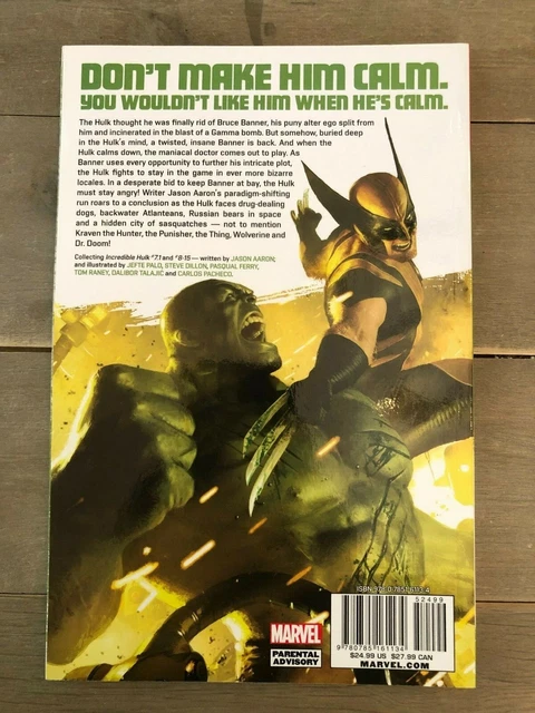 THE INCREDIBLE HULK Vol 2 TPB Jason Aaron Marvel Comics Wolverine, Punisher 2