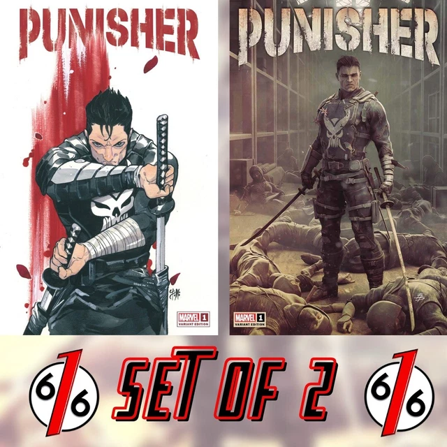 🔥💀 PUNISHER #1 VARIANT SET MOMOKO & BARENDS 616 Trade Dress LTD 3000