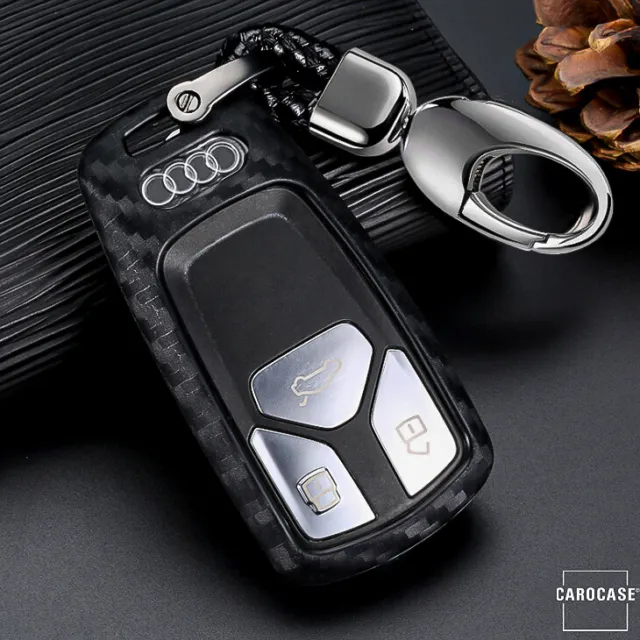 Audi Schlüssel Hülle, Leder Schlüsselhülle für Audi A1 A3 A6 Q2 Q3 Q7