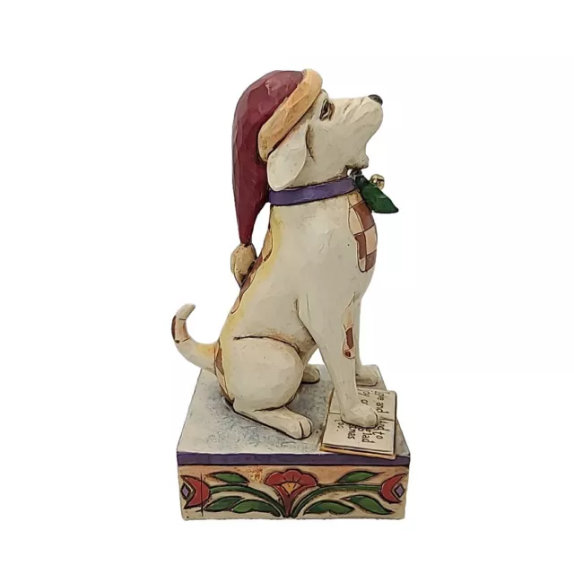 Jim Shore 2007 "Bark the Herald Angels Sing" Christmas Caroling Dog Figurine