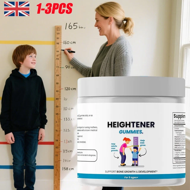 HEIGHTENER GUMMIES - Natural Height Growth Supplement For Kids, Teens ...